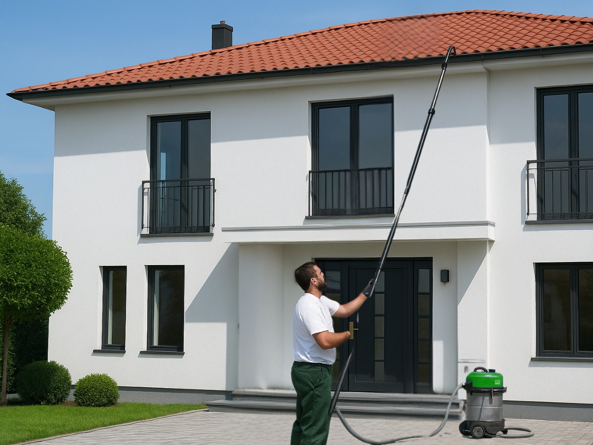 Dachrinnen Reinigung sicher und professionell